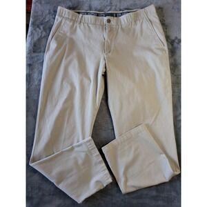 Mens Under Armour Size 40x32 Golf Pants  Beige Khaki Tan Loose  Golf
